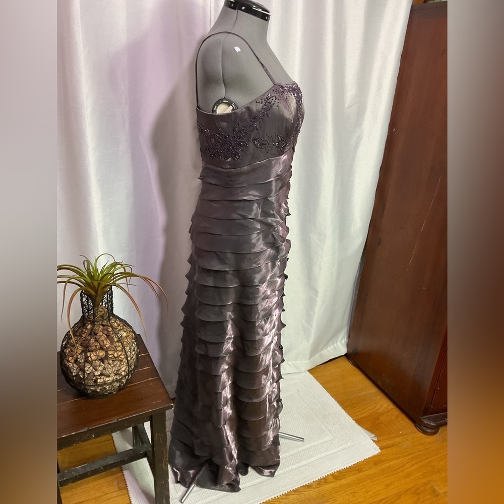 Alex Evenings 2pc Tiered Sheath Dress
With Metallic Jacquard Jacket - Picture 9 of 15